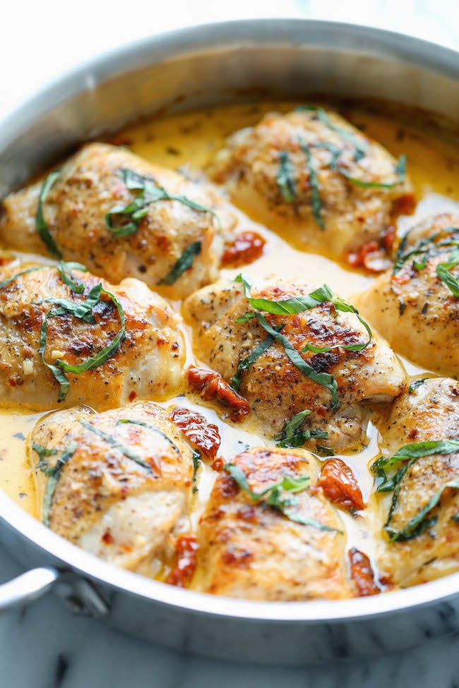 your recipes: CHICKEN WITH SUN-DRIED TOMATO CREAM SAUCE