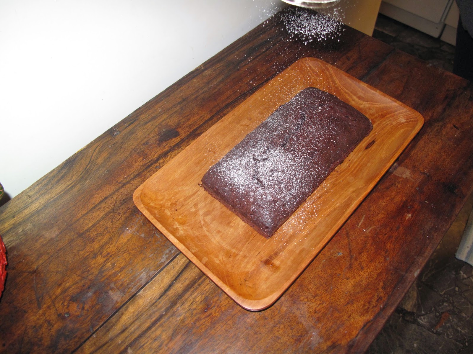 Chocolate beetroot cranberries cake