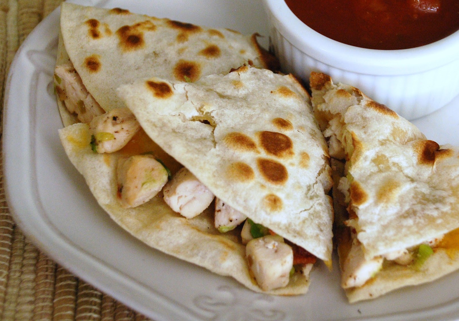 Everyday Insanity... Chicken, Bacon. Avocado Quesadilla30 Minute Meal