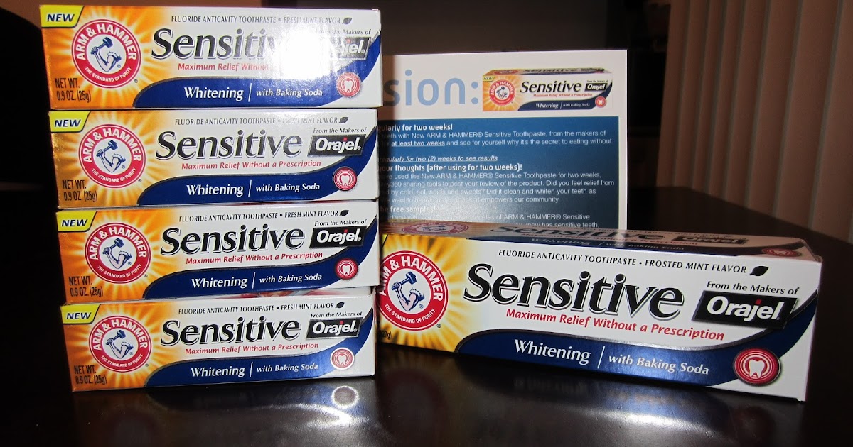 Stuff I Got Arm & Hammer Sensitive Toothpaste Review