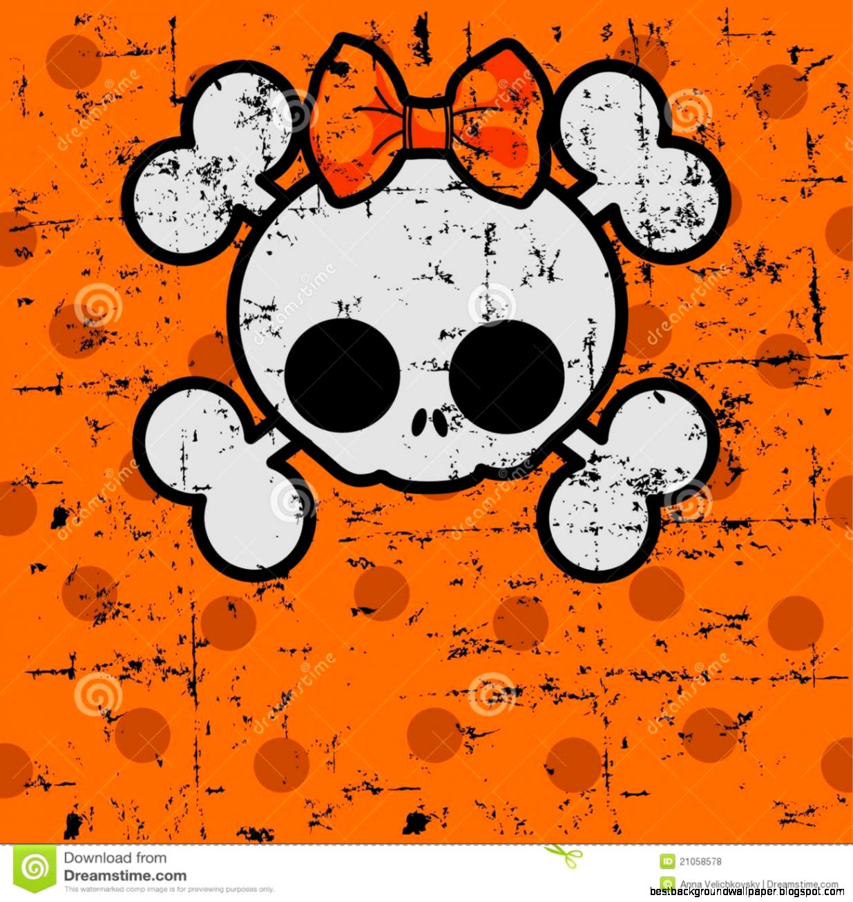 Cute Halloween Skull With Bow Royalty Free Stock Photos Image Cute Halloween Skull With Bow Royalty Free Stock Photos Image