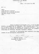 Carta de la Embajada de Brasil