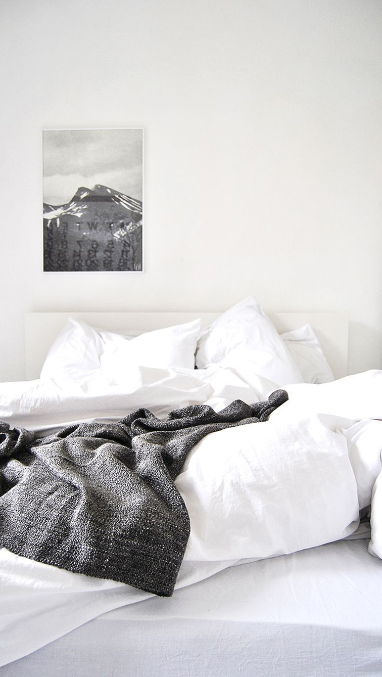Undone bed, cozy bedroom Undone bed, cozy bedroom