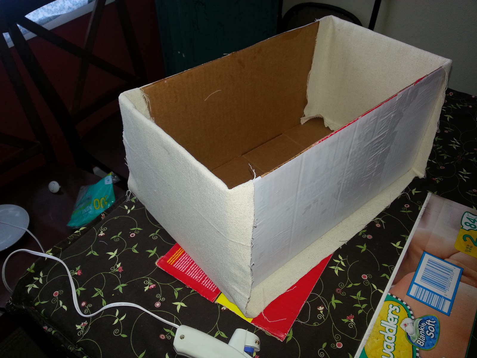 UnSuperMom DIY Toy Storage NoSew Canvas Bins