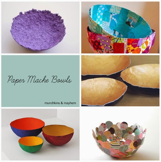 How to Make a Paper Mache Bowl Munchkins and Mayhem
