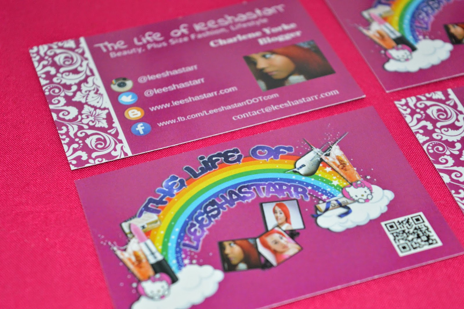 The Life of LeeshaStarr Banana Print Business Cards Review