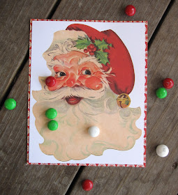 Santa Math Game with Printable {On/Off} from Blissful Roots