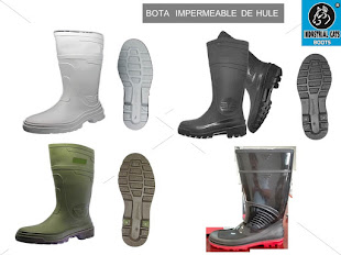 BOTAS IMPERMEABLES DE HULE $198.-