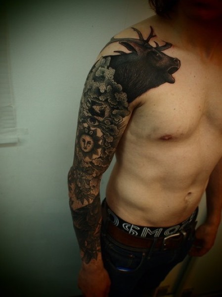 Upper Arm Sleeve Tattoo Designs Upper Arm Sleeve Tattoo Designs