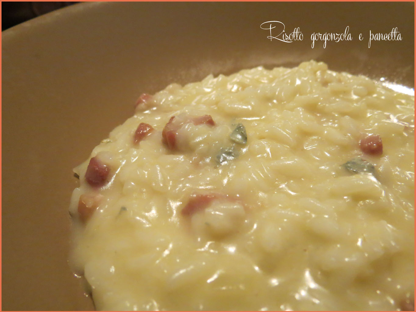 Peccati di Gola di Lella RISOTTO E PANCETTA