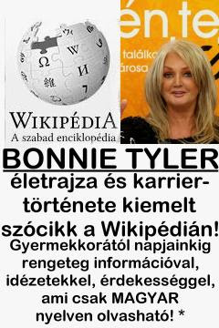 Bonnie Tyler a magyar Wikipédián!