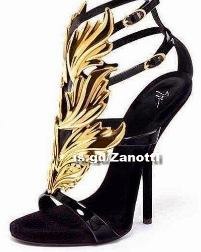 giuseppe zanotti women's leather shoes high-heeled
