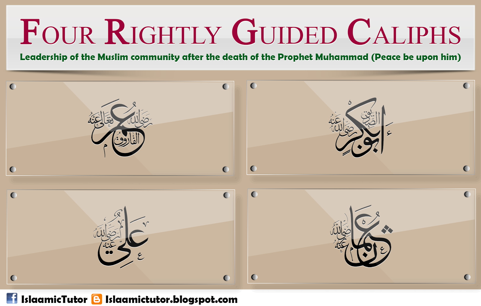 4 rightly guided caliphs