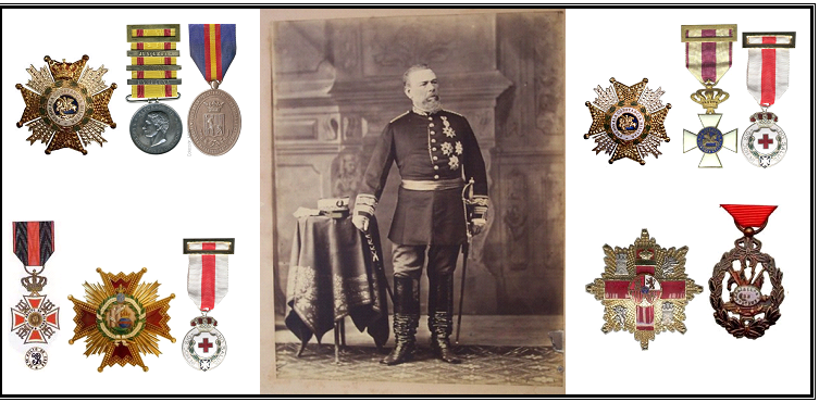Las medallas del Teniente General José Arrando