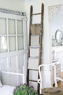 wooden ladder rack