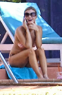 Joanna Krupa Zebra Bikini Miami