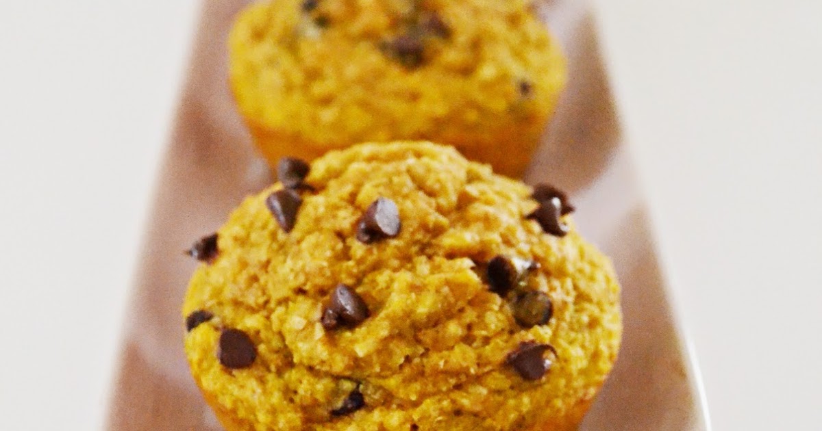 YUMMY Pumpkin Oat Bran Muffins