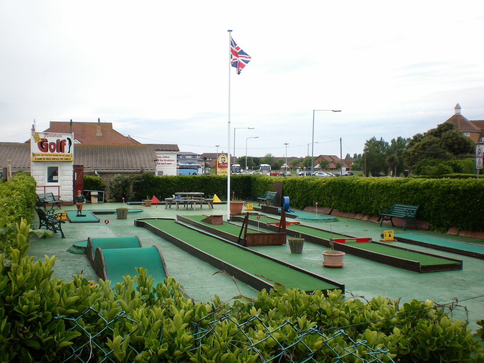 The Ham and Egger Files Mini Golf at the Greensward Cafe in Clacton