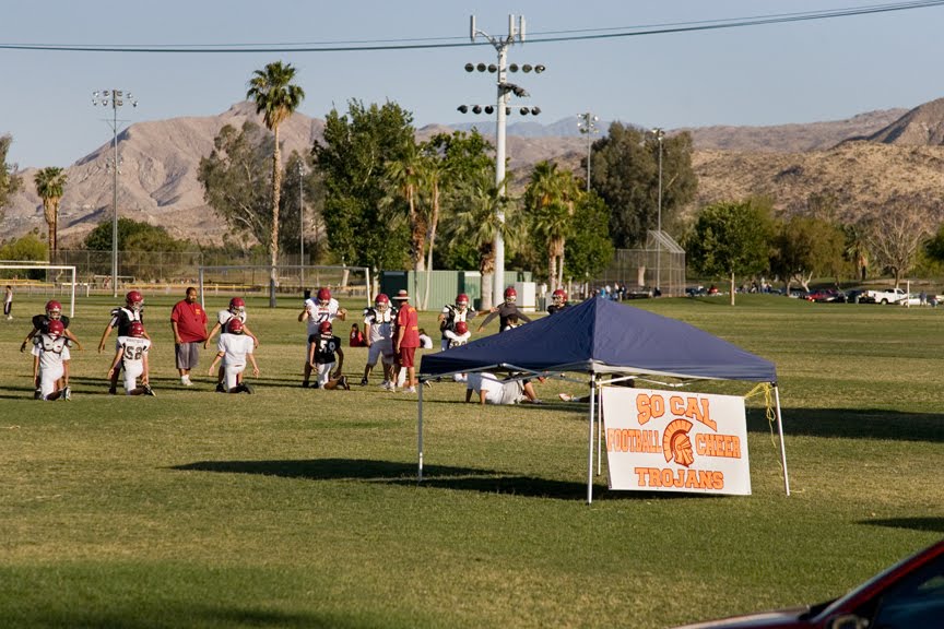 Palm Springs Daily Photo Football Practice