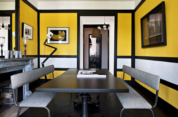 Colour Trend Black White And Yellow Candana