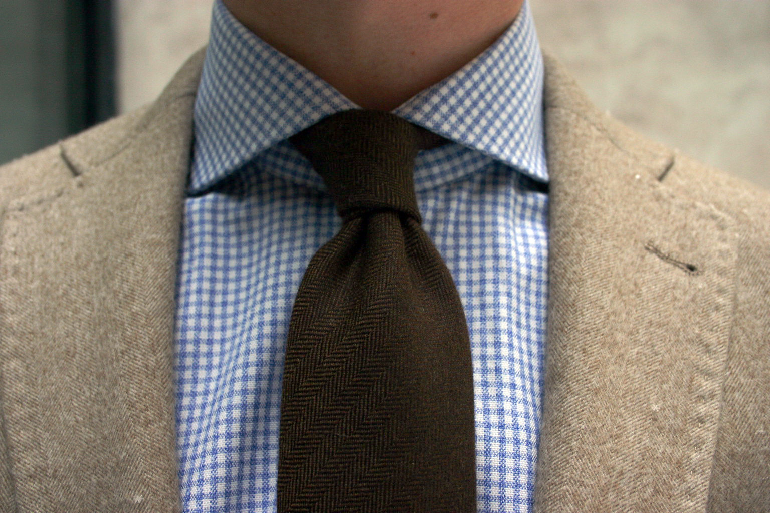 THE NORDIC FIT Light Brown Flannel