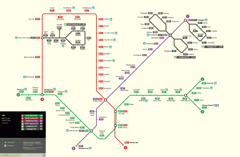Singapore Underground Map MRT Pictures | Map of Underground Metro ...