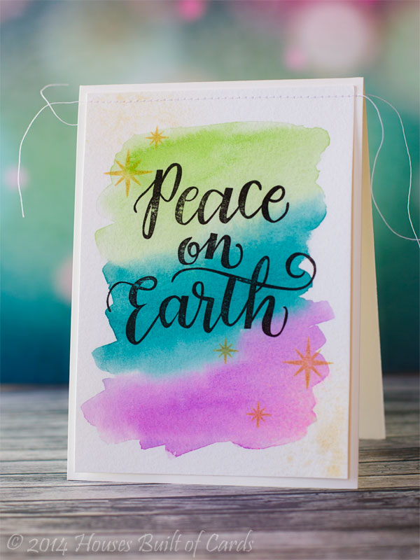 598 best watercolor christmas card ideas images on pinterest Houses Built of Cards: 100 Watercolor Christmas Cards!