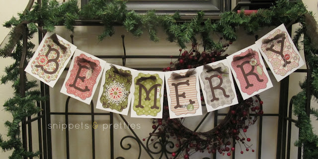 Snippets and pretties: be merry banner Snippets and Pretties: Be Merry banner