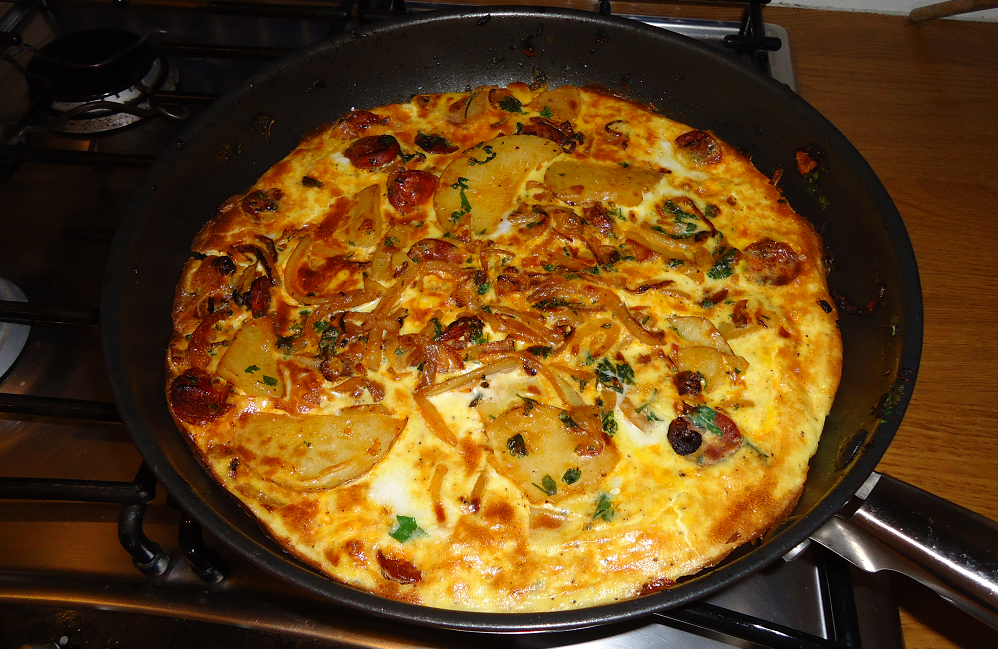 Gastrolad Duck egg and chorizo tortilla