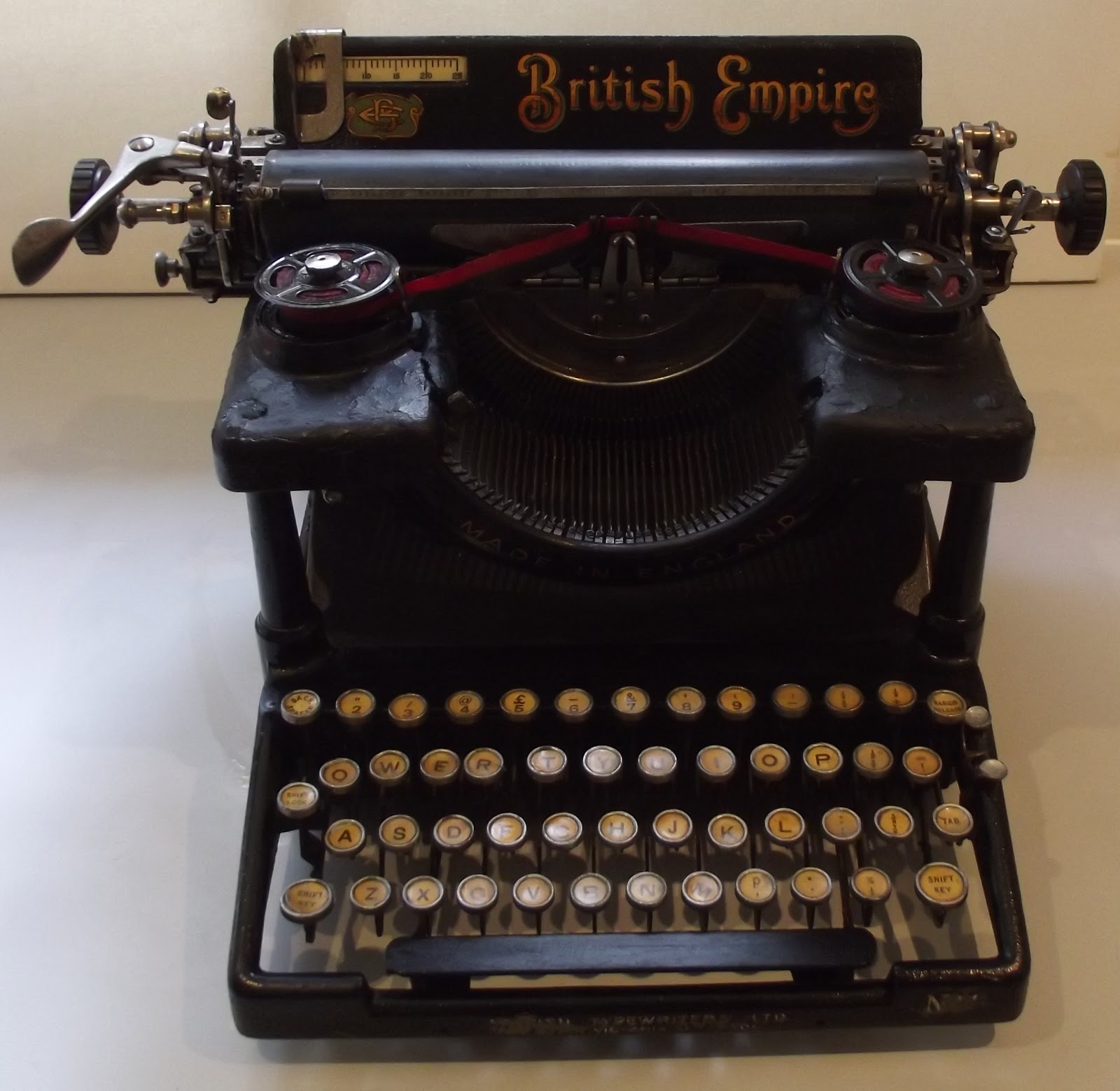 oz.Typewriter The BlickBar and the British Empire