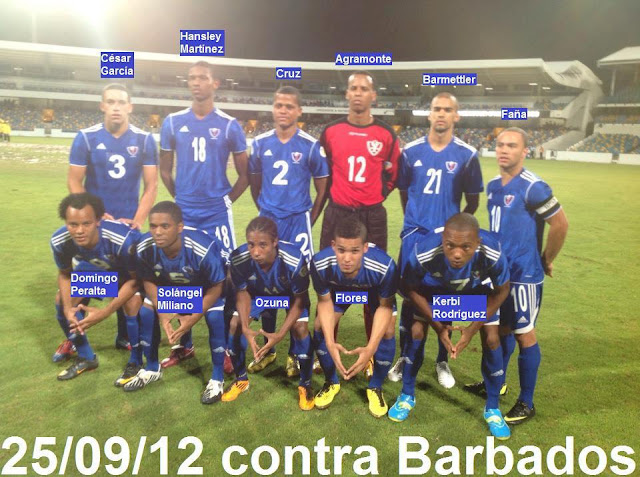 Selección de Fútbol Dominicana entrena 