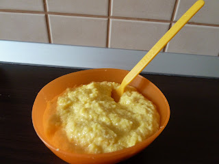 Piure din MANGO si brânzică de vaci