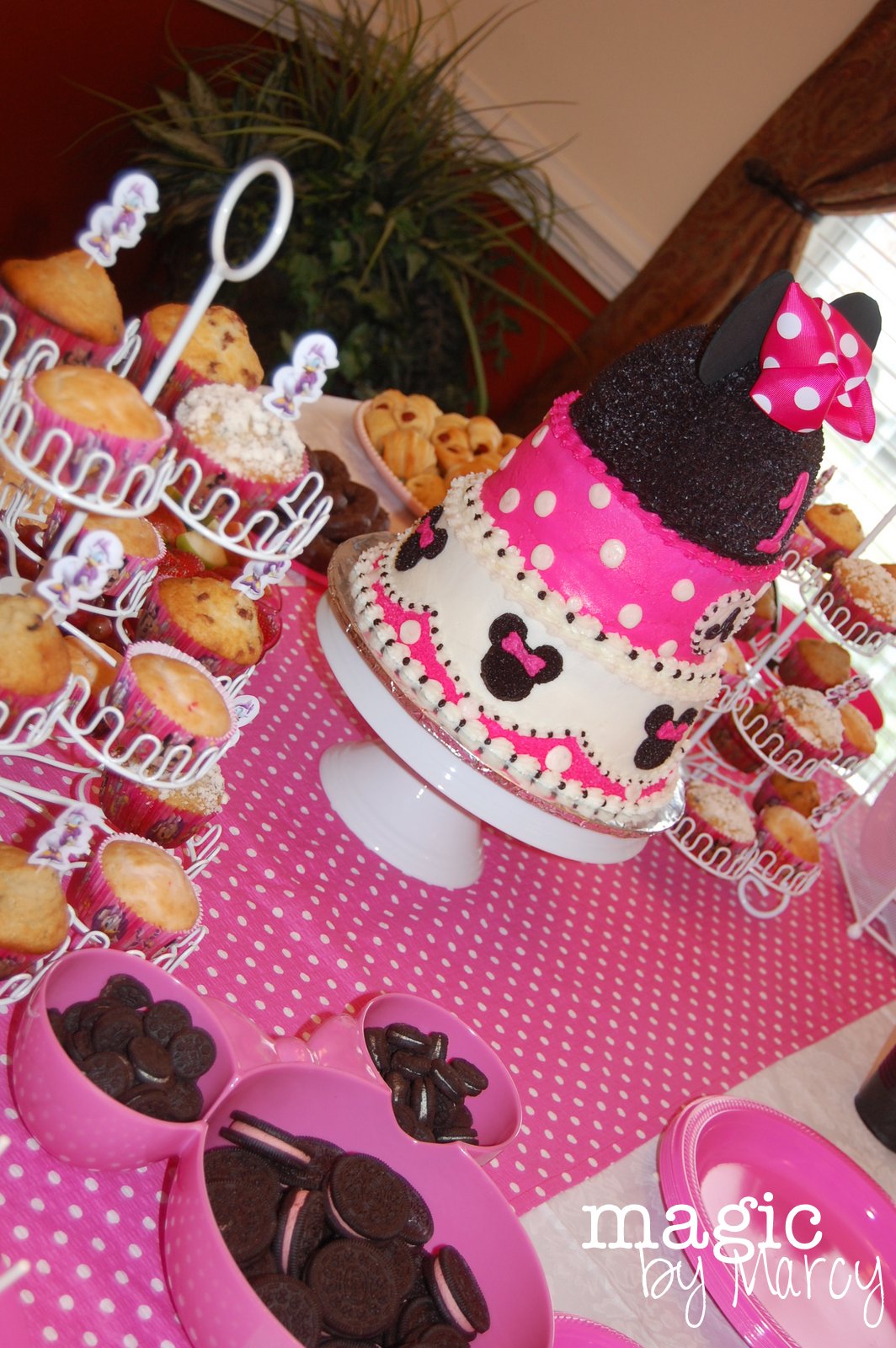 Muffins with Minnie First Birthday Party Magic By Marcy