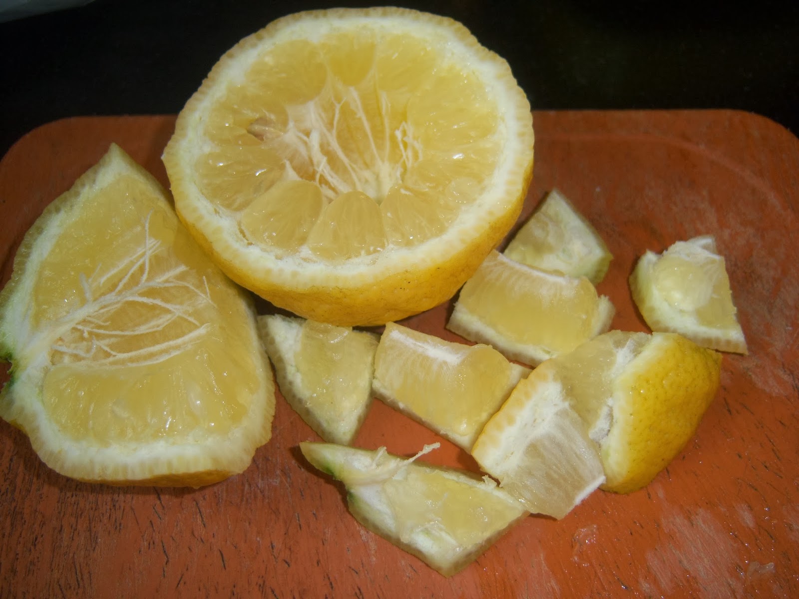 Dabbakaya Pachadi/Pickle with Indian grapefruit E.A.T easyvegrecipes