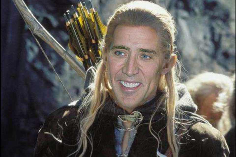 Nicolas+Cage+Lord+of+the+rings+funny+ima