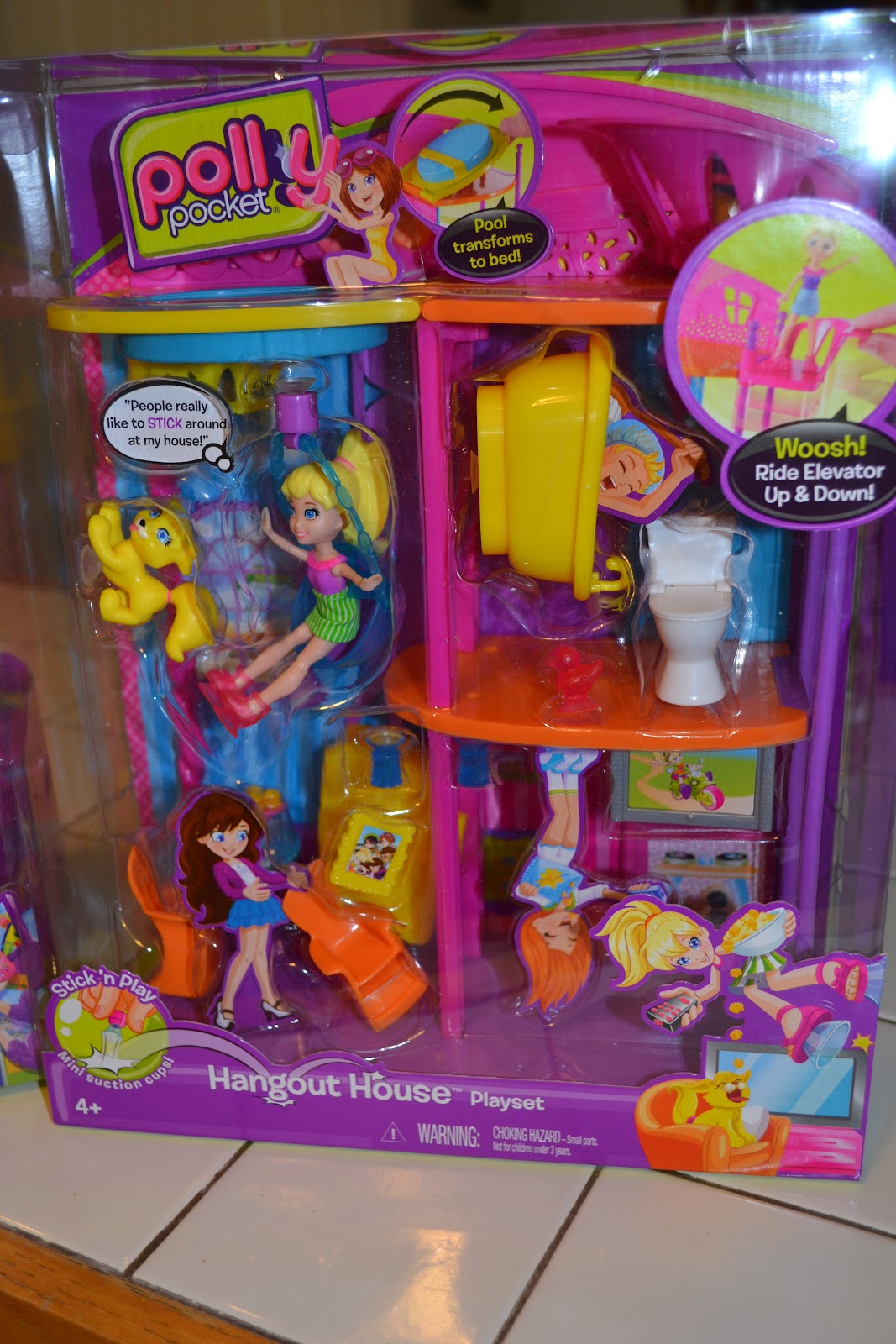 Polly Pocket Entertaining Toys for Girls & Easy to Travel With Mama