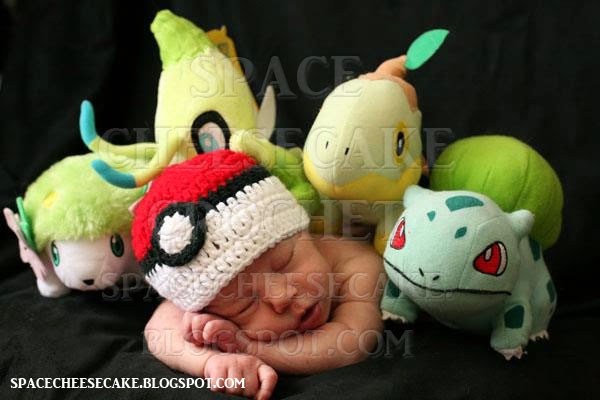 Details about / New Handmade Knit Crochet Baby Child Hat Newborn Photo Prop Pokemon Pokeball Hat