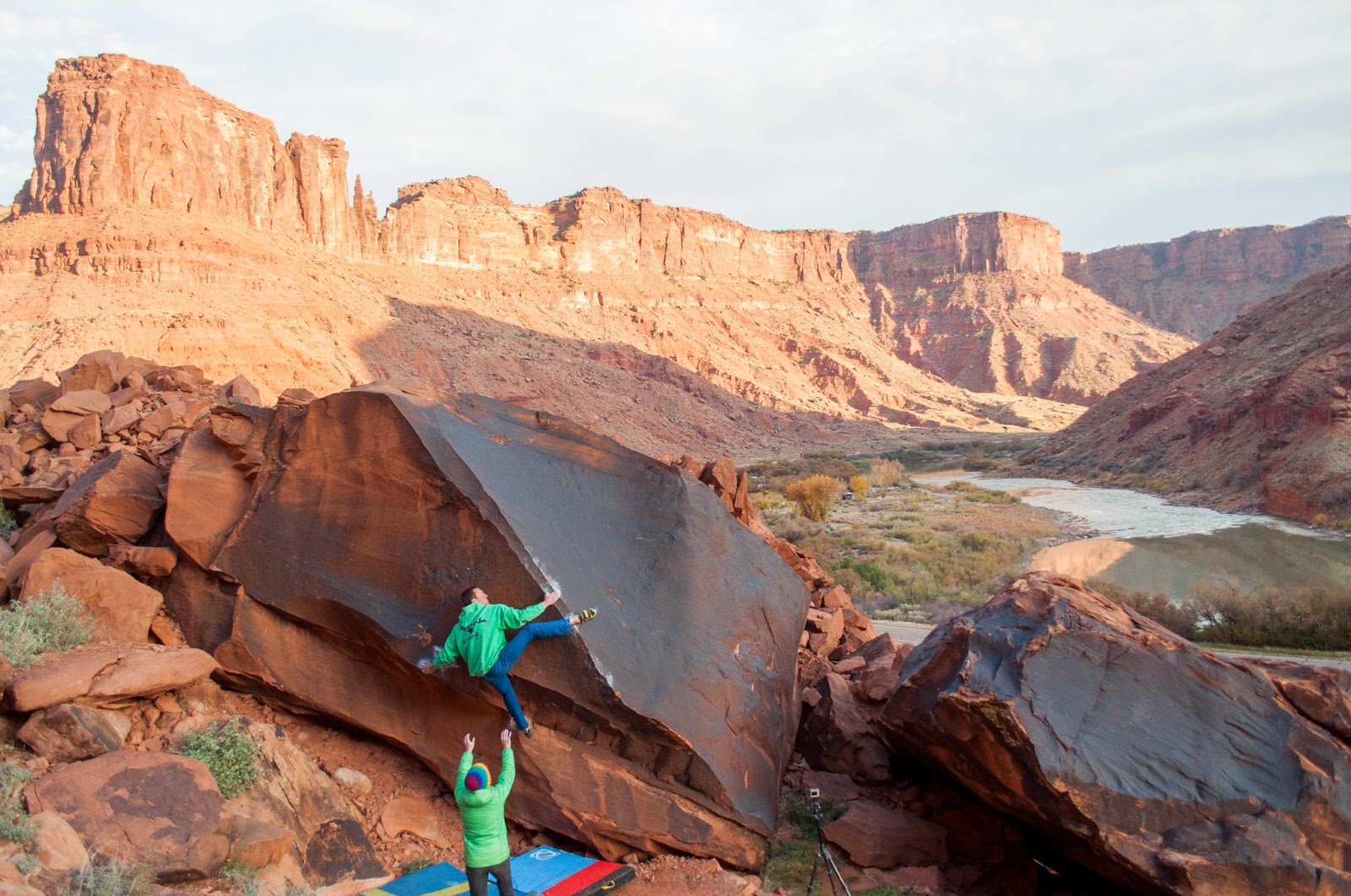 Adventures of the Climbing Kearney Kids Moab Bouldering Big Bend