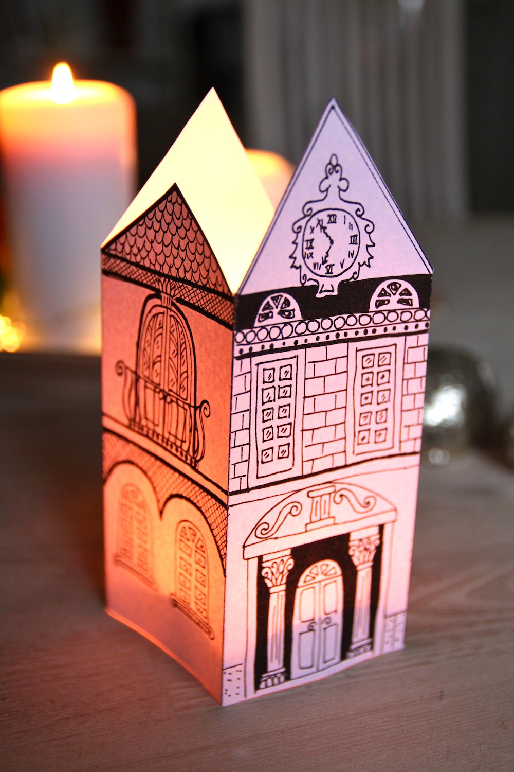 Rebeccas DIY Papperspalats * Paper Palace