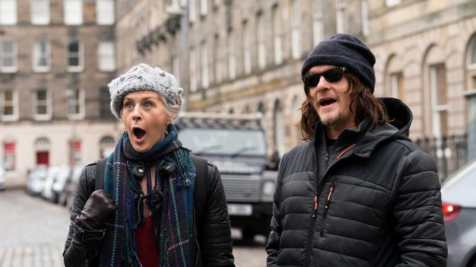 Melissa and Norman in England