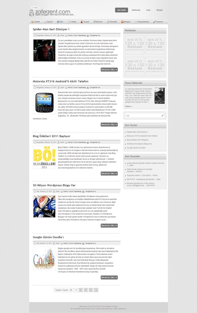 YBB Blogger Teması