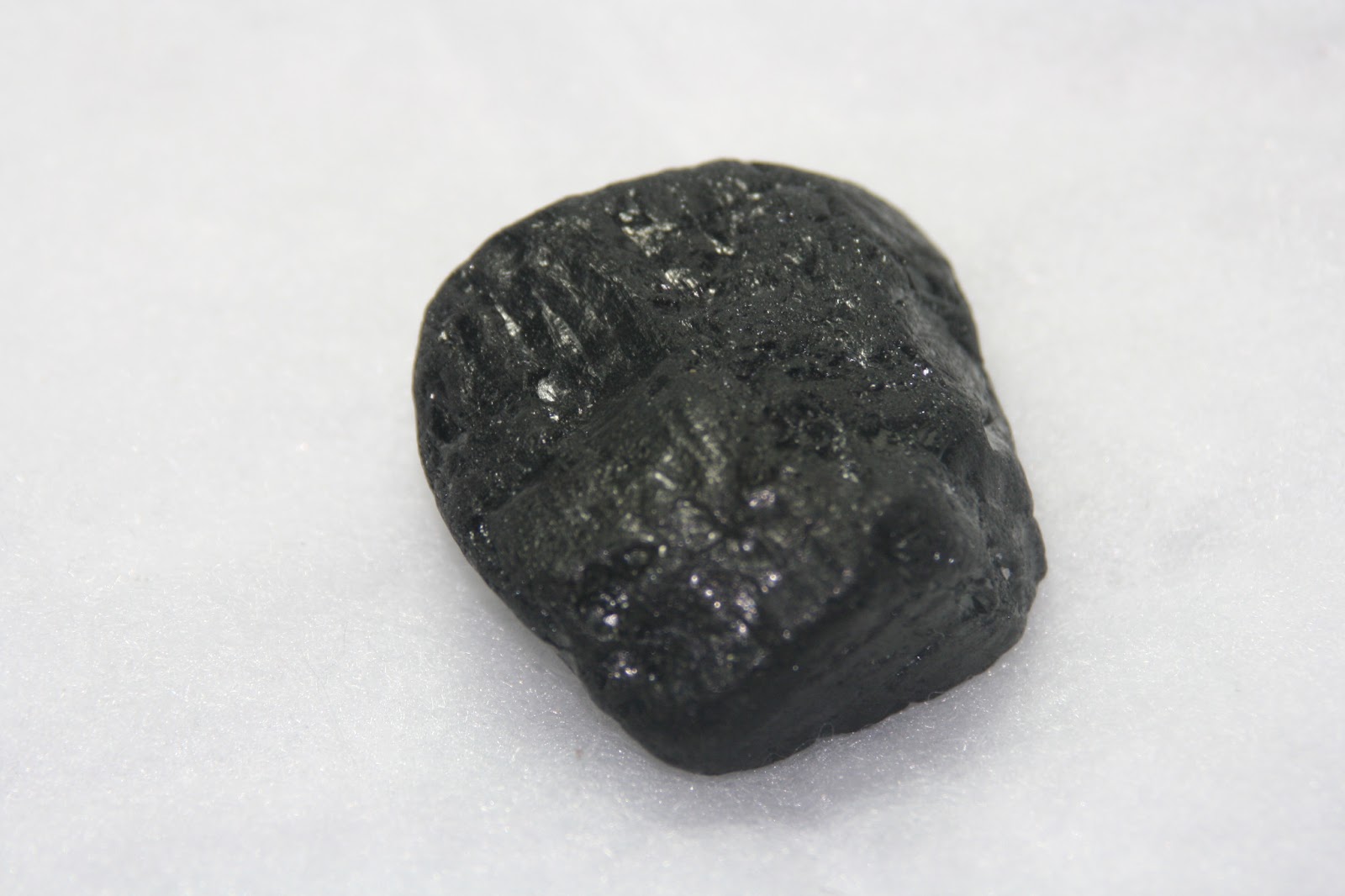 Jet (a type of coal, often considered a minor gemstone) brooch