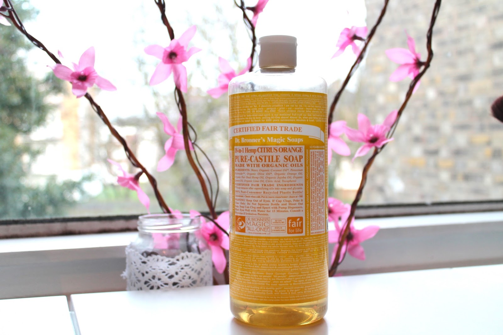 Dr Bronner's Citrus Orange Castile Soap Naturally Diddy UK beauty