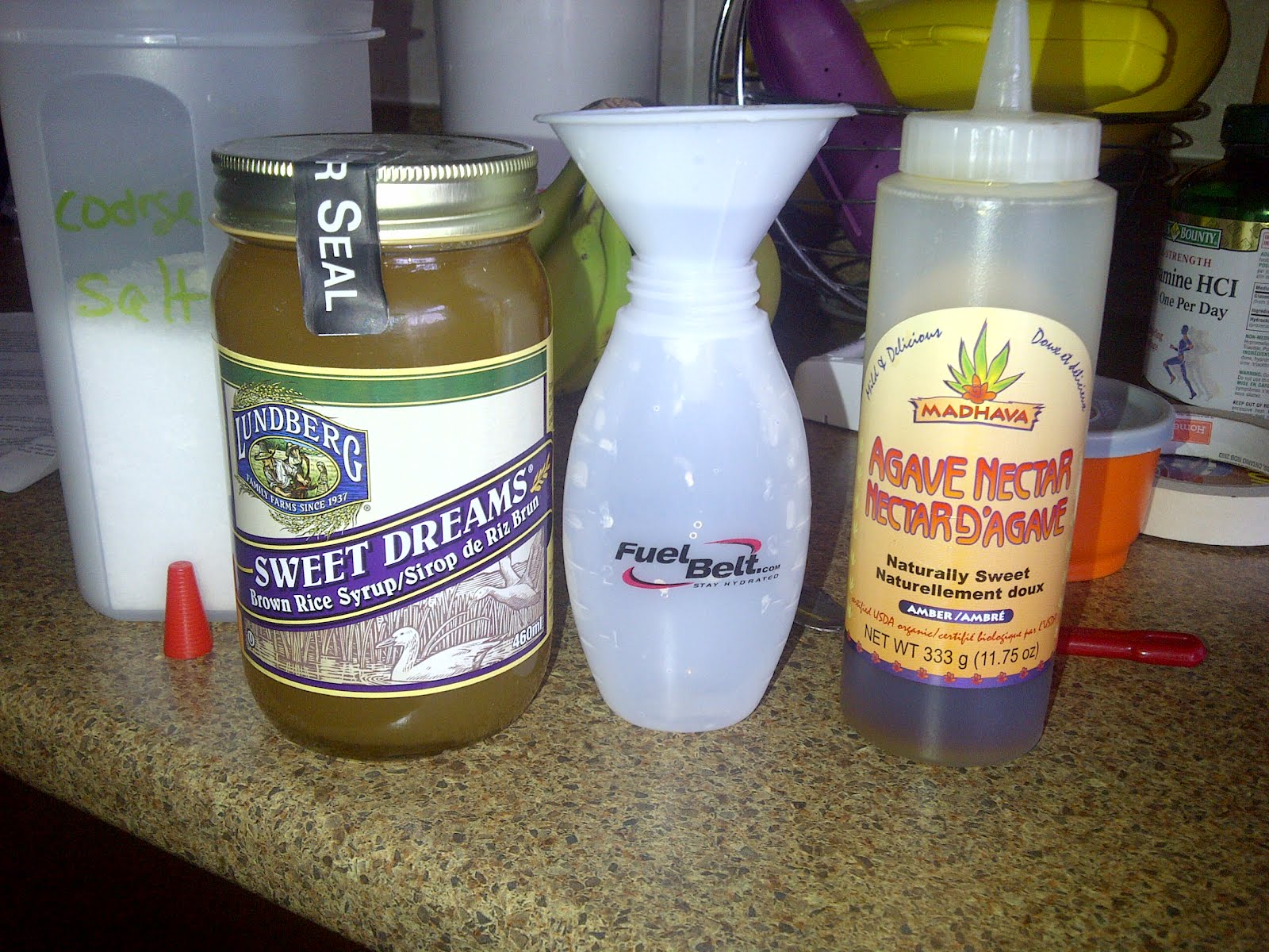 W B Family Blog Making my own running gelexperiment 1