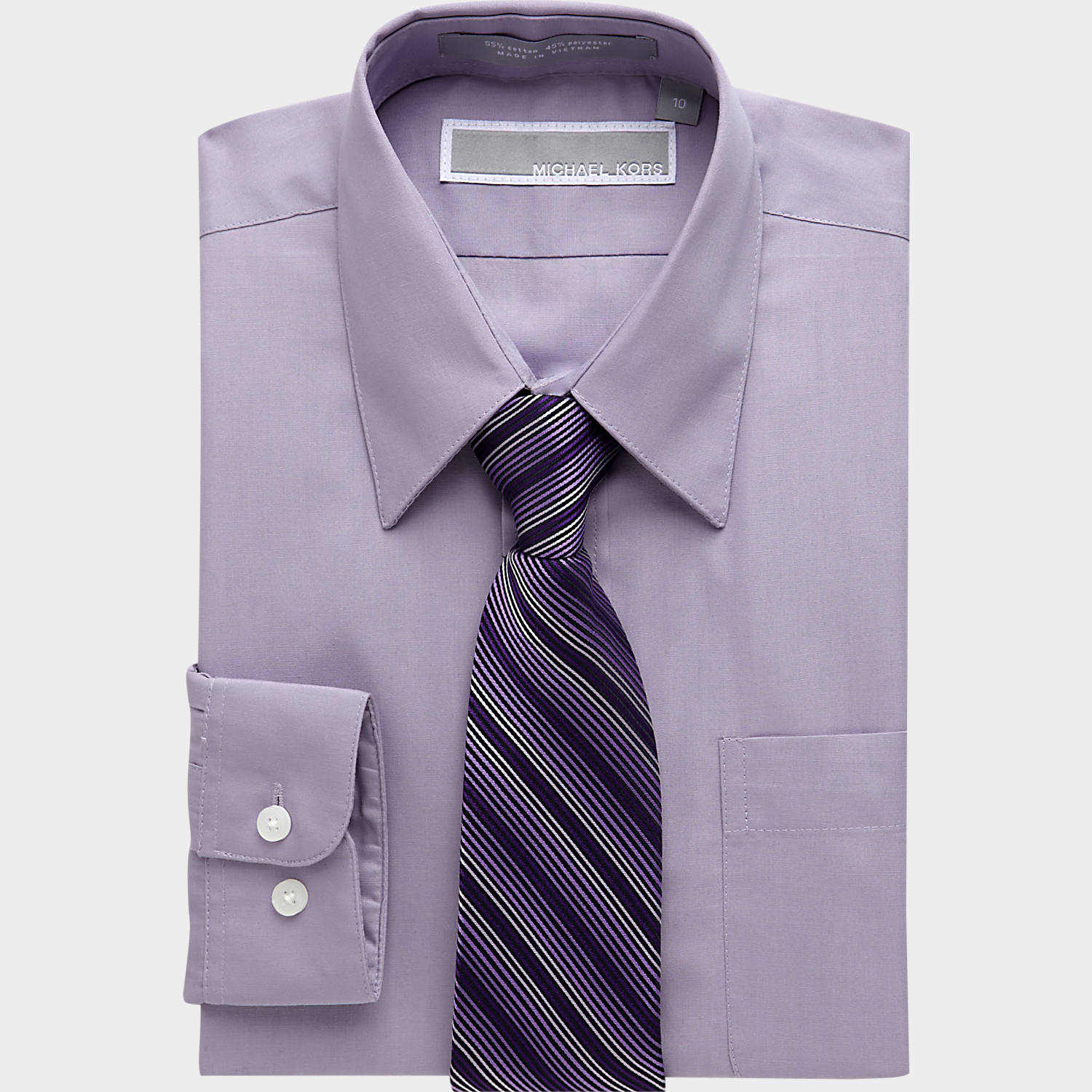 michael kors shirt and tie set