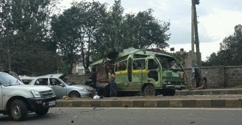Qarax gaari oo ka dhacay Saldhiga Pangani ee magaalada Nairobi