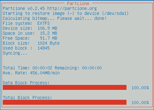 Langkah-langkah restore Clonezilla 7 Langkah-langkah restore Clonezilla 7