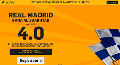 betfair Real Madrid gana Shakhtar super cuota 4 Champions League 15 septiembre betfair Real Madrid gana Shakhtar super cuota 4 Champions League 15 septiembre