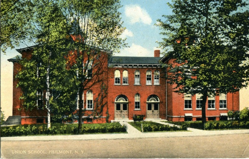 Old Pictures of Columbia County NY Union School, Philmont NY