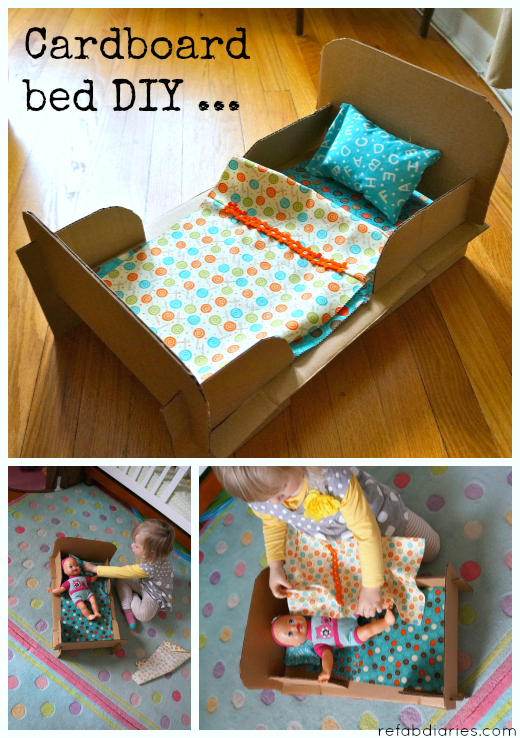 Repurpose Rockabye cardboard... the ReFab Diaries